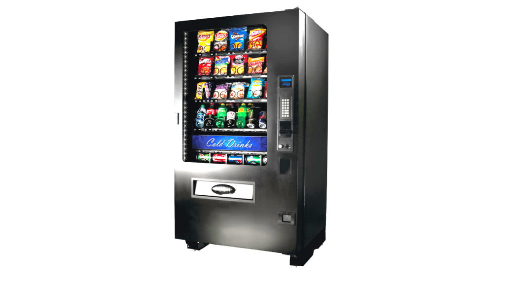 Seaga Infinity 5 Combination. The Full Line Vending Machine in DFW @ilovevending Dallas Fort Worth Denton
